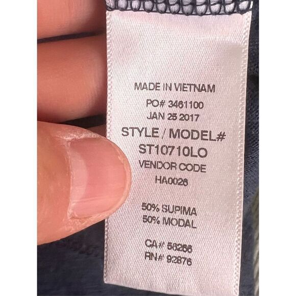 Splendid navy blue off-shoulder t-shirt size M - Picture 4 of 5